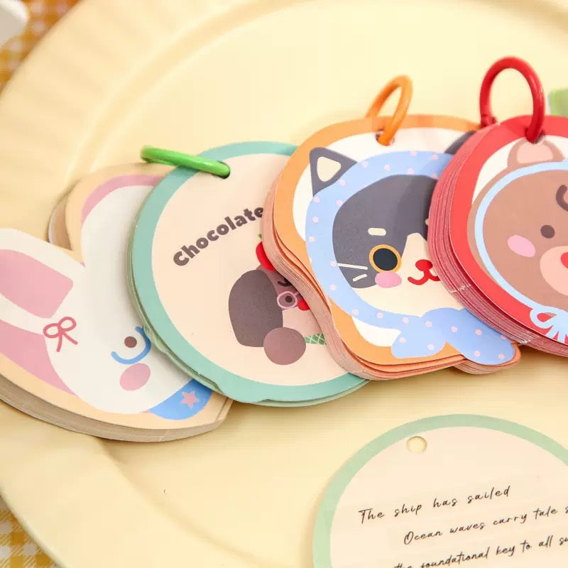 Pet Party-serie Kawaii memoblok (set van 4)