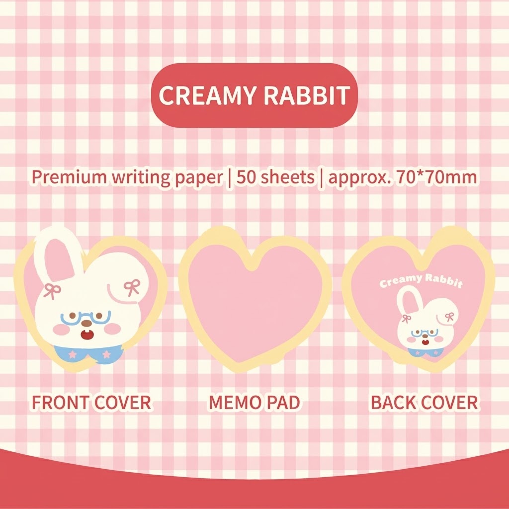 Pet Party-serie Kawaii memoblok (set van 4)