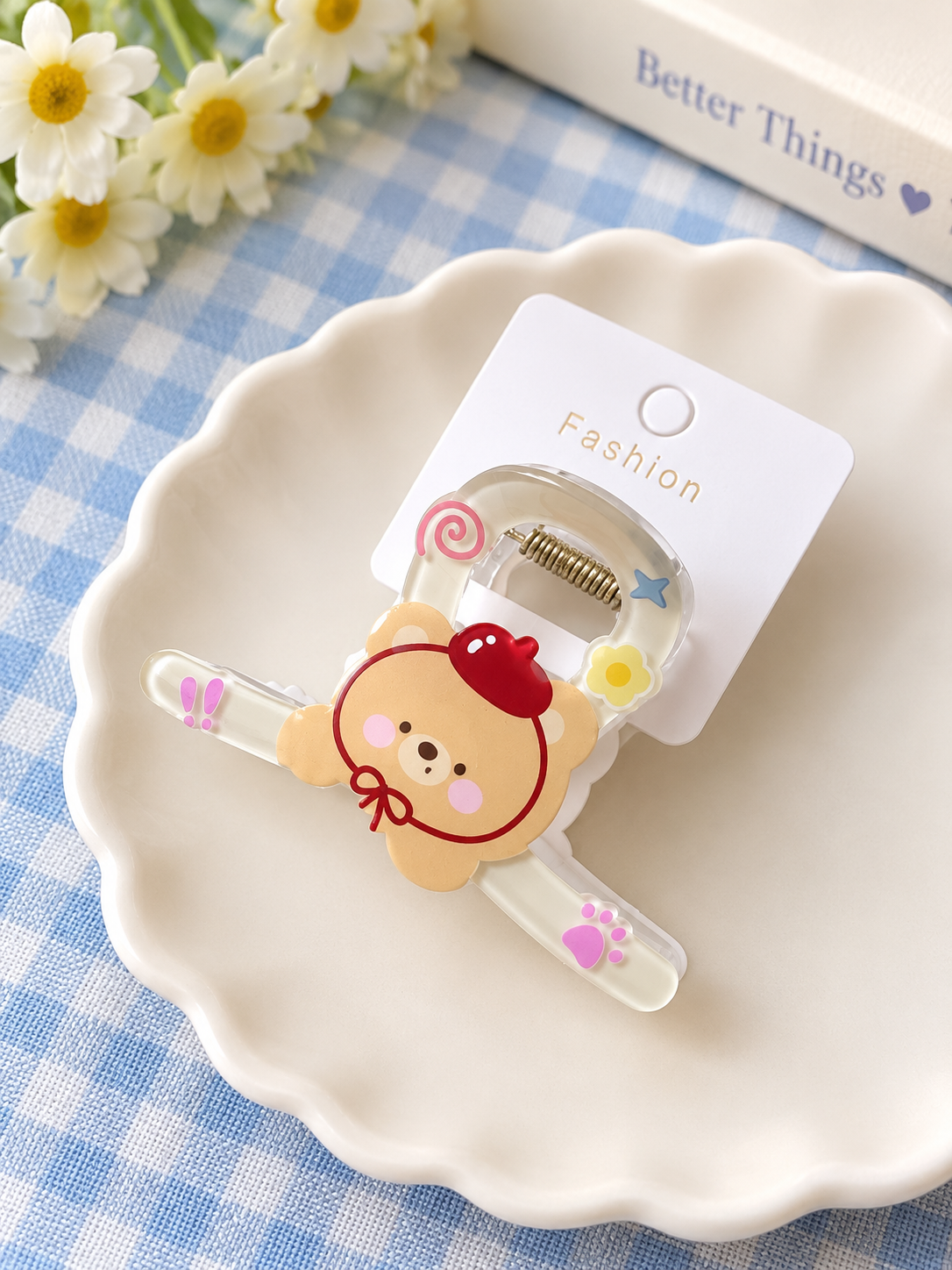 Grote kawaii haarklem in Koreaanse stijl
