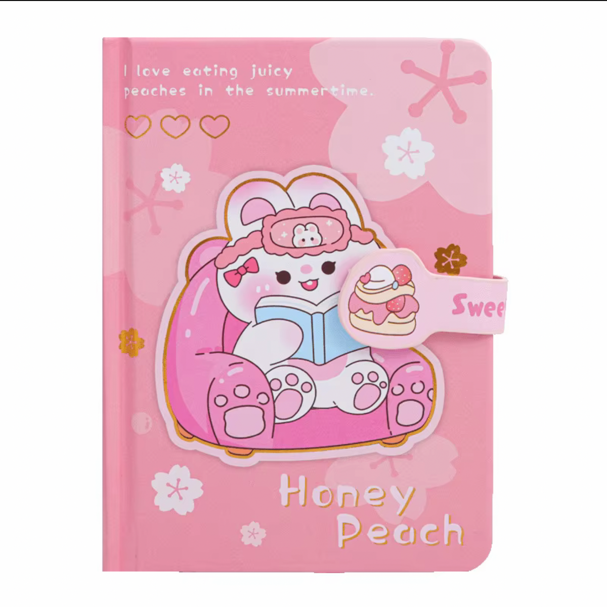 Kawaii-stijl dagboek met magnetische sluiting (1 stuk, willekeurig)