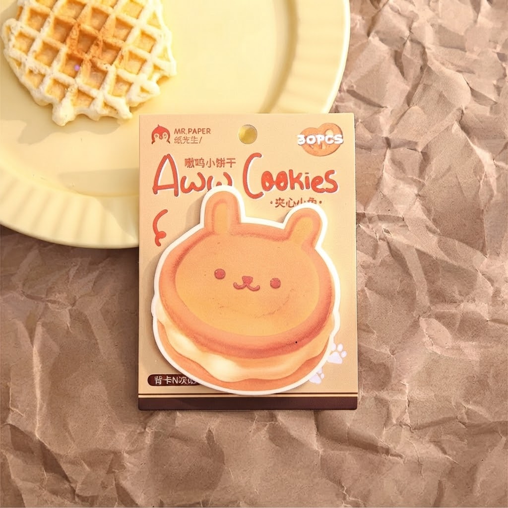 Cookie Cat Kawaii Sticky Notes( random 2)