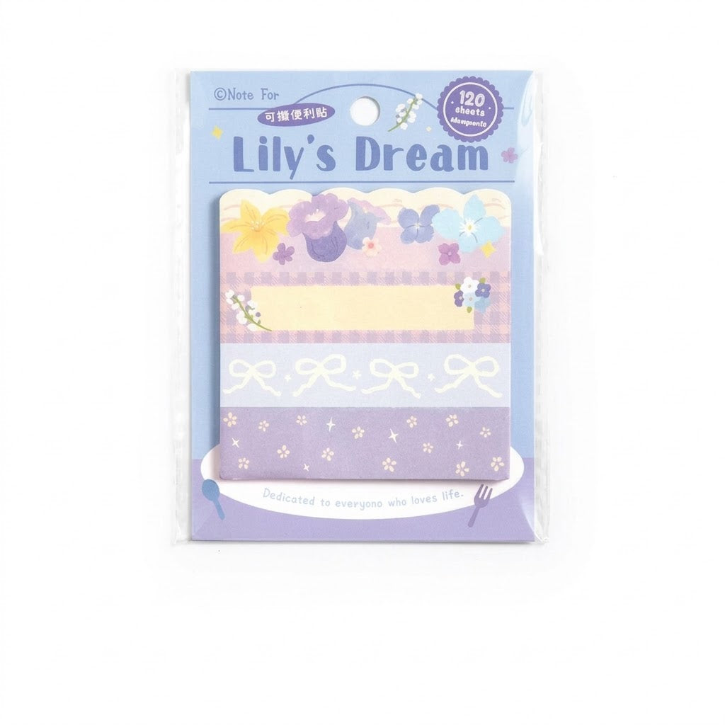 Sticky-notes uit de Korean-style bakkerijserie (3 willekeurige stuks)