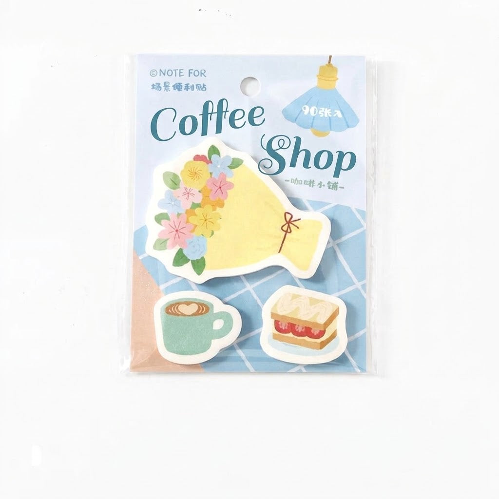 Warm Little Happiness-serie Koreaanse stijl memoblaadjes (set van 4)