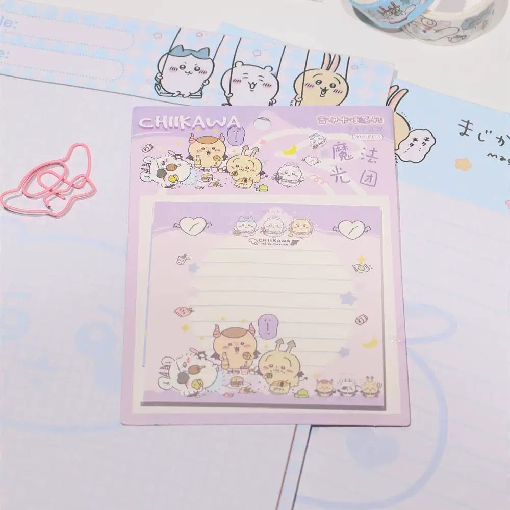 Schattige Chiikawa-cartoonstickynotes (willekeurig, 2 stuks)
