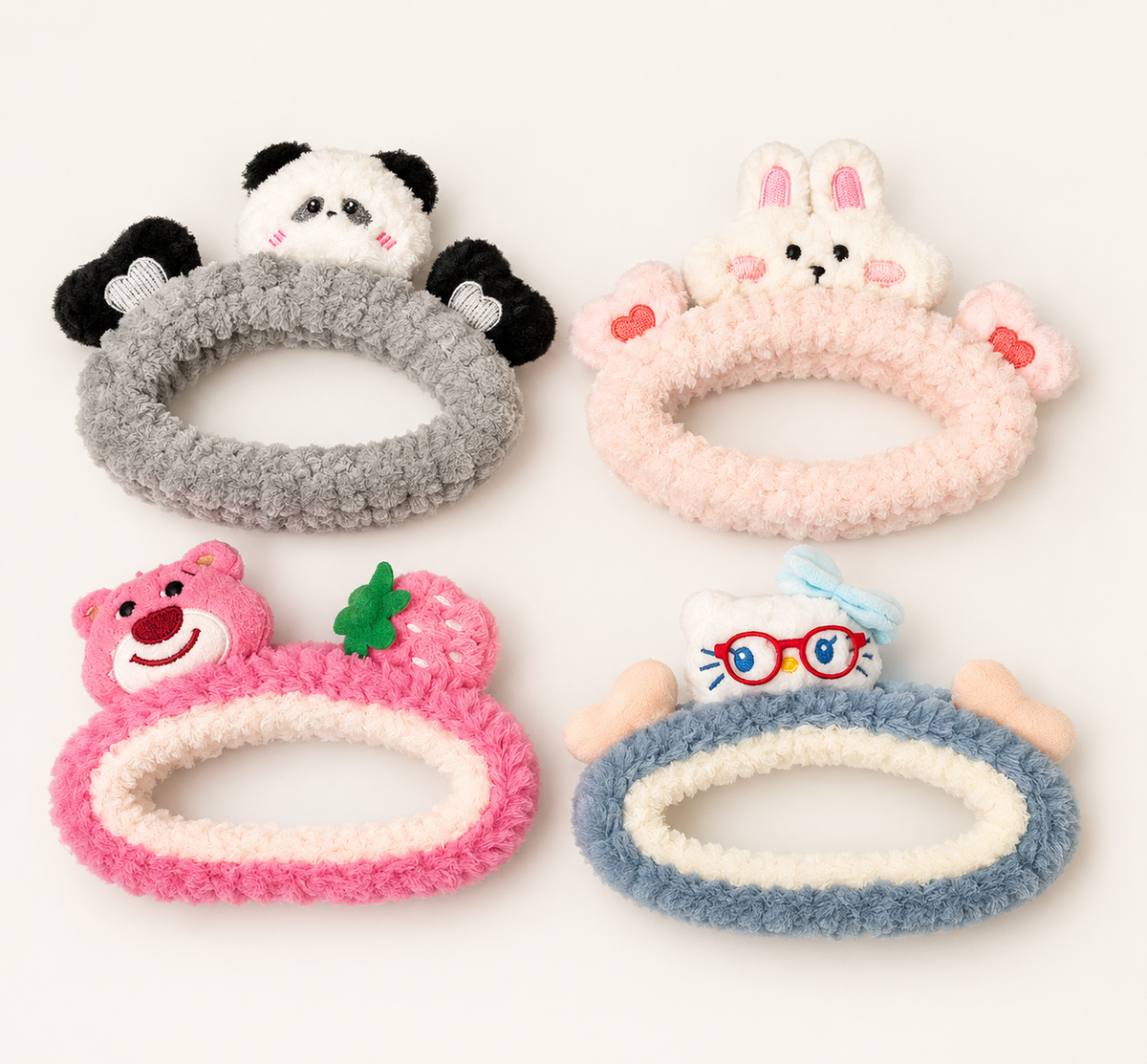 Leuke pluche haarband