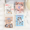 Koreaanse stijl premium pluche A7 mini-notitieboekjes (set van 4)