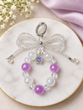 Handmade Crystal Bag Charm/ Keychain